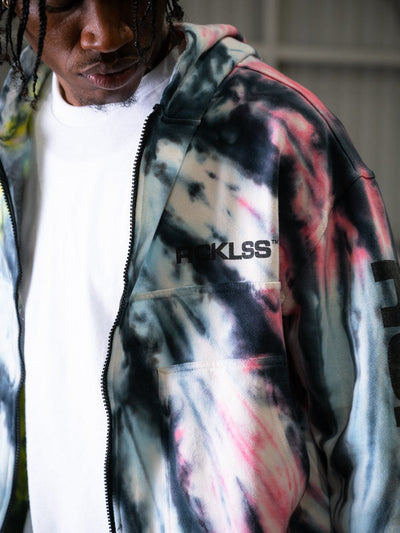 Young and Reckless Mens - Fleece - Hoodies Inflate Utility Hoodie - Tie Dye