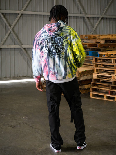 Young and Reckless Mens - Fleece - Hoodies Inflate Utility Hoodie - Tie Dye