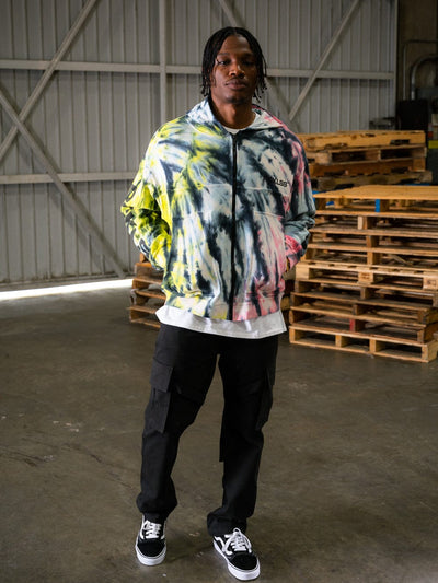 Young and Reckless Mens - Fleece - Hoodies Inflate Utility Hoodie - Tie Dye