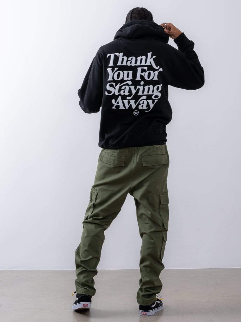 Young and Reckless Mens - Fleece - Hoodies Keep Your Distance Hoodie - Black