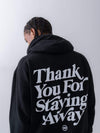 Young and Reckless Mens - Fleece - Hoodies Keep Your Distance Hoodie - Black
