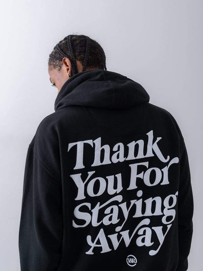 Young and Reckless Mens - Fleece - Hoodies Keep Your Distance Hoodie - Black