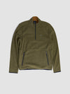 Young and Reckless Mens - Fleece - Hoodies Lockwood 1/4 Zip Fleece Sweatshirt - Army Green