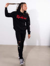 Young and Reckless Mens - Fleece - Hoodies OG Reckless Hoodie - Black/Red