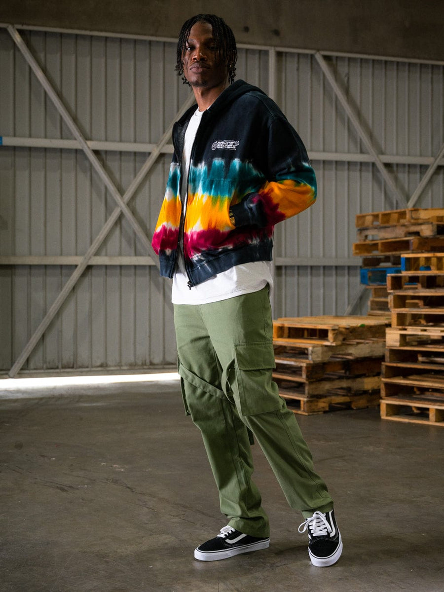 World Tour Utility Hoodie - Tie Dye