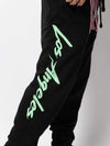 Young and Reckless Mens - Fleece - Sweatpants LA Vintage Sweatpants - Black
