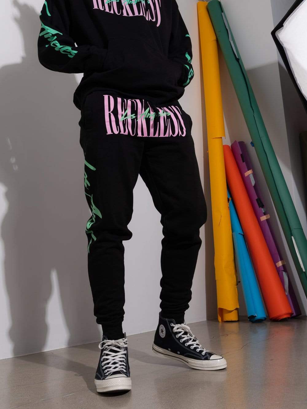 LA Vintage Sweatpants - Black