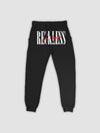 Young and Reckless Mens - Fleece - Sweatpants LA Vintage Sweatpants - Black/White