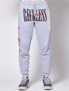 Young and Reckless Mens - Fleece - Sweatpants LA Vintage Sweatpants - Heather Grey