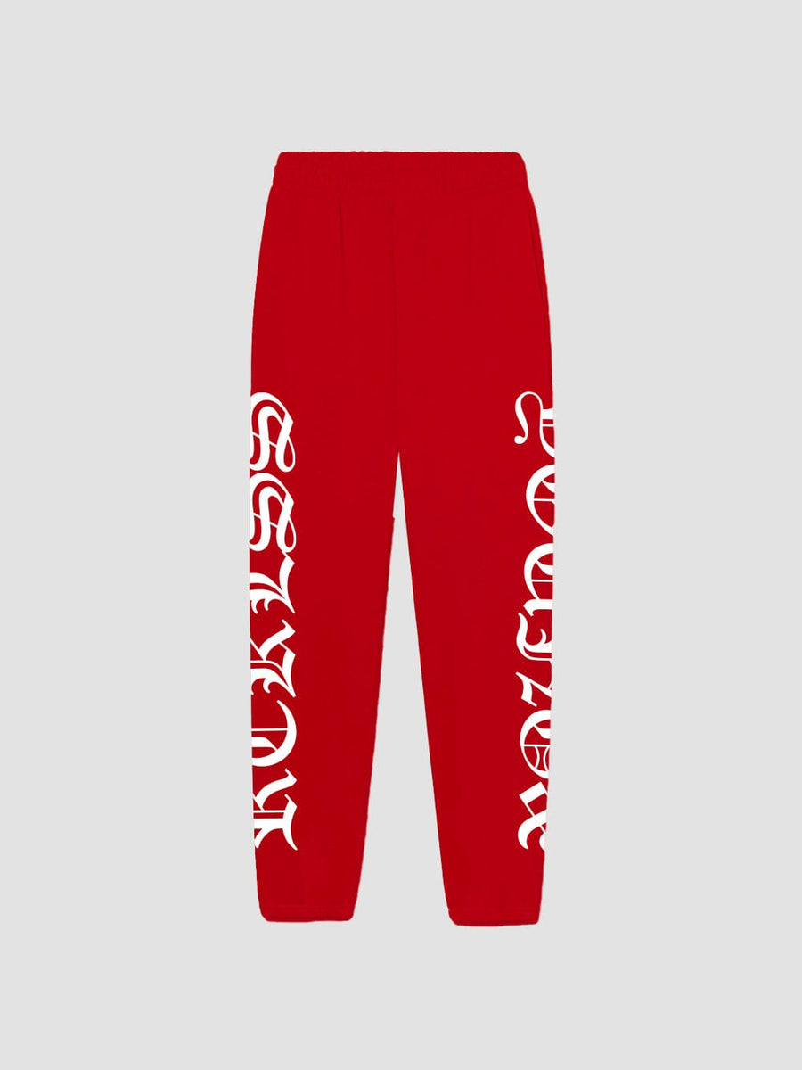 Young and Reckless Mens - Fleece - Sweatpants Motley Sweatpants - Red