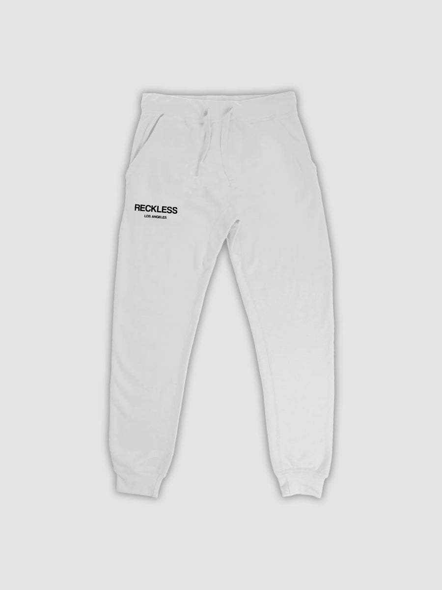 Young and Reckless Mens - Fleece - Sweatpants OG Classic Sweatpants - White