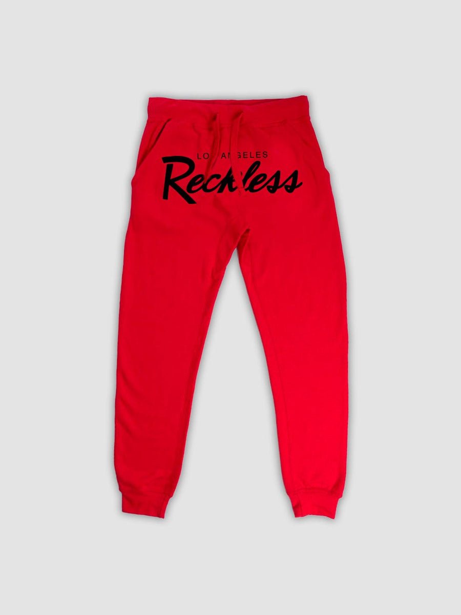 Young and Reckless Mens - Fleece - Sweatpants OG Reckless Sweatpants - Red/Black