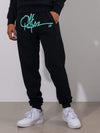 Young and Reckless Mens - Fleece  Sweatpants - Signature Sweatpants - Black and Ice