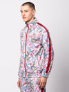 Young and Reckless Mens - Outerwear - Lightweight Jackets / Bombers Monstruo Track Jacket - Red/Pink