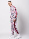 Young and Reckless Mens - Outerwear - Lightweight Jackets / Bombers Monstruo Track Jacket - Red/Pink