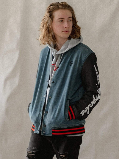 Young and Reckless Mens - Outerwear Ventura Varsity Jacket