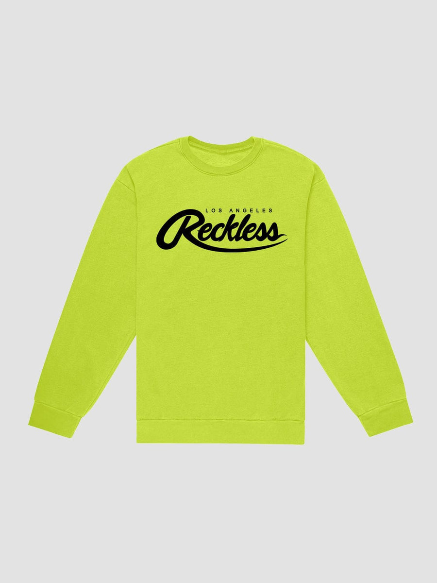 Big R Script Crewneck - Neon