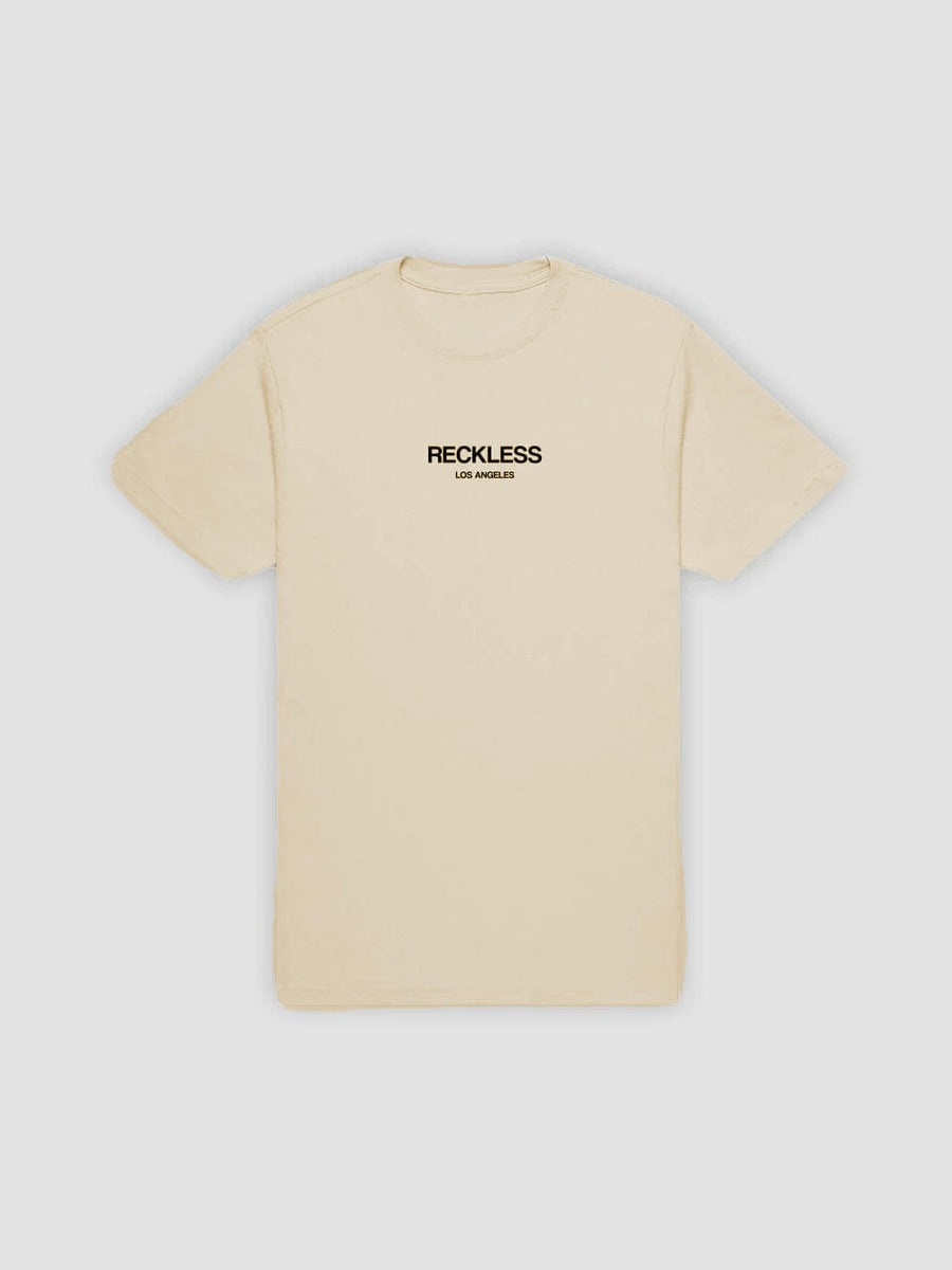 Young and Reckless Mens - Tops - Graphic Tee Classic Tee - Sand