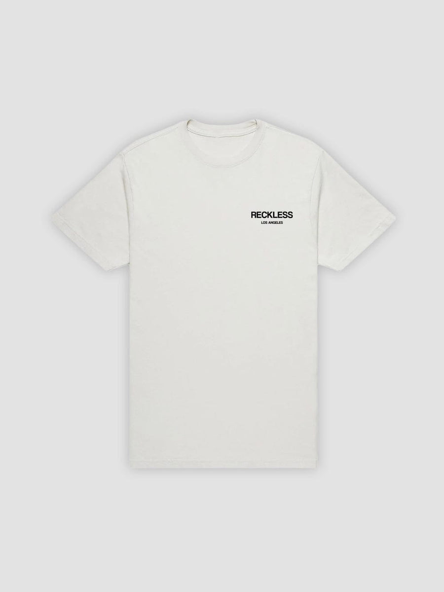Young and Reckless Mens - Tops - Graphic Tee Crossfade Tee - Sand
