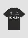 Young and Reckless Mens - Tops - Graphic Tee Fast Track Tee - Charcoal