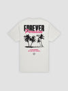 Young and Reckless Mens - Tops - Graphic Tee Forever Paradise Tee - Natural