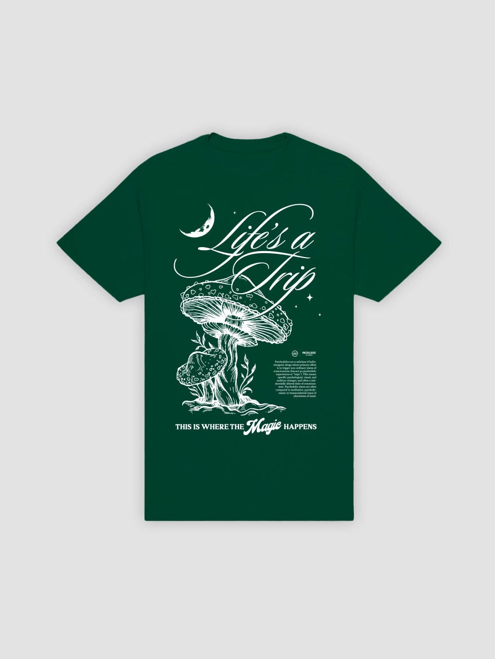 トップス life mania of the year tee green Life's A Trip Tee - Forest Green