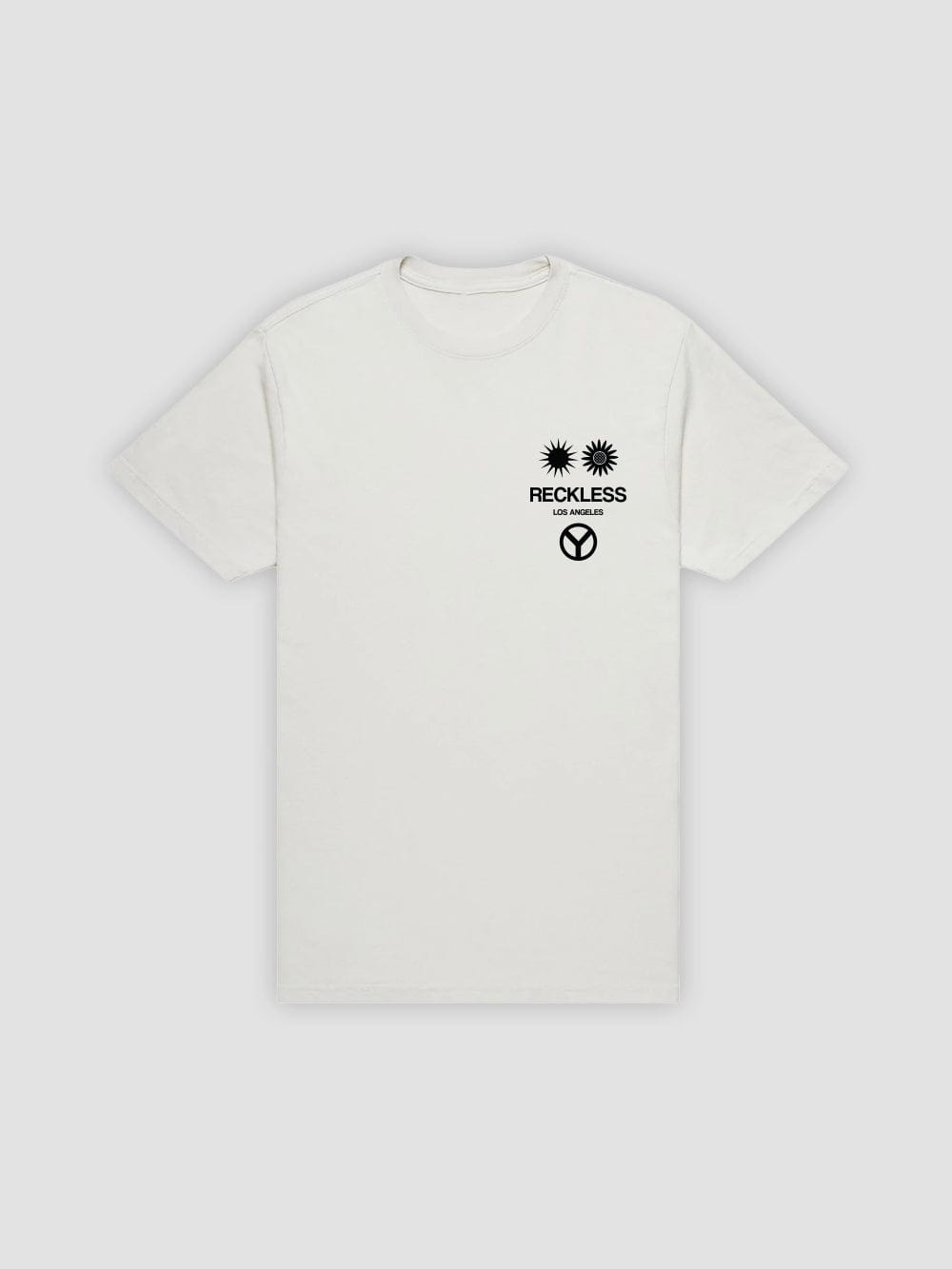 Young and Reckless Mens - Tops - Graphic Tee Peace And Love Tee - Natural