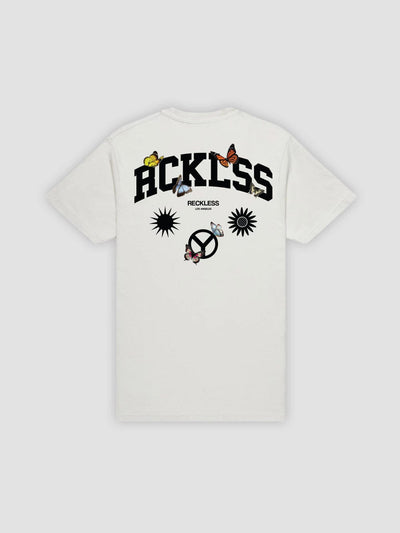 Young and Reckless Mens - Tops - Graphic Tee Peace And Love Tee - Natural