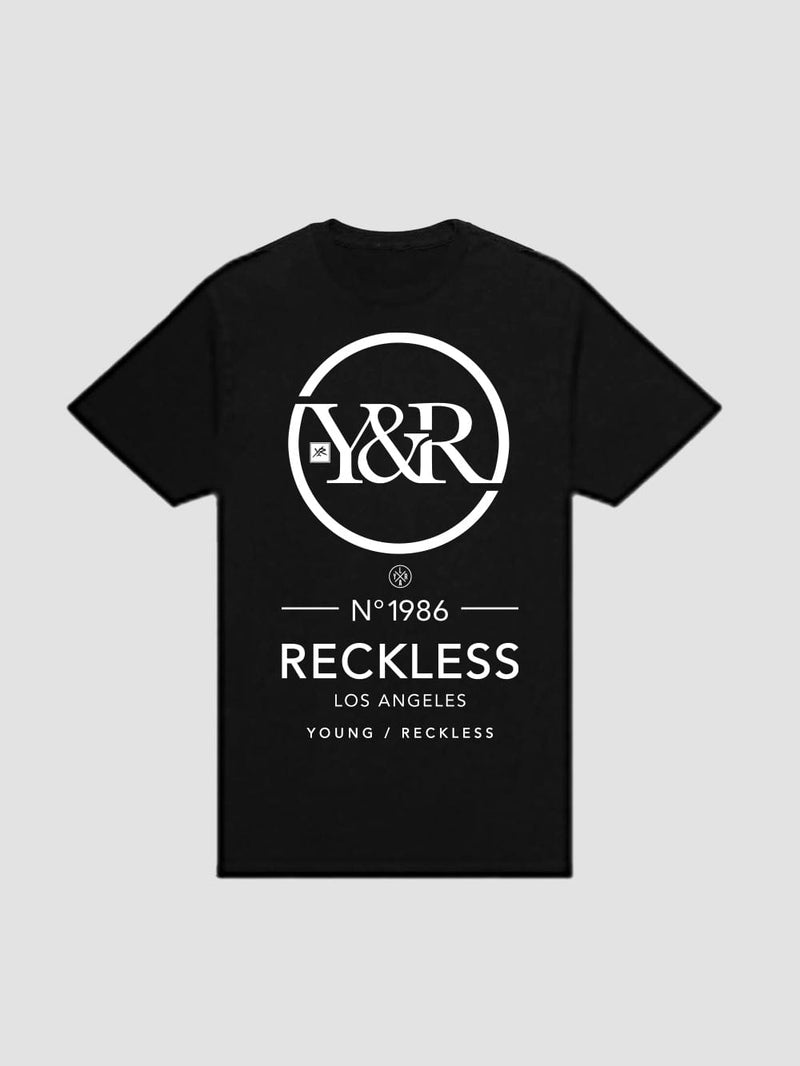 Point Blank Tee Black Young & Reckless