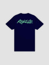 Young and Reckless Mens - Tops - Graphic Tee Scribe Tee - Navy