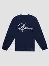 Young and Reckless Mens - Tops - Graphic Tee Signature Crewneck - Navy