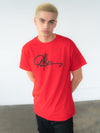 Young and Reckless Mens - Tops - Graphic Tee Signature Tee - Red