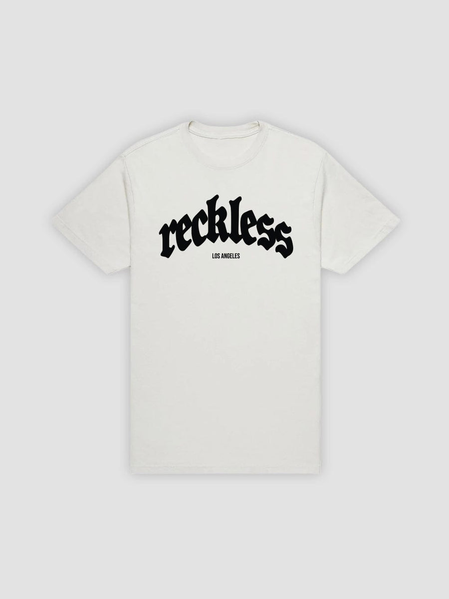 Young and Reckless Mens - Tops - Graphic Tees Arc Tee - Natural