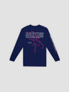 Young and Reckless Mens - Tops - Graphic Tees Black Widow Long Sleeve - Navy