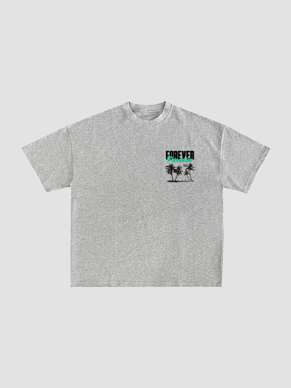 Forever Paradise Tee - Heather Grey