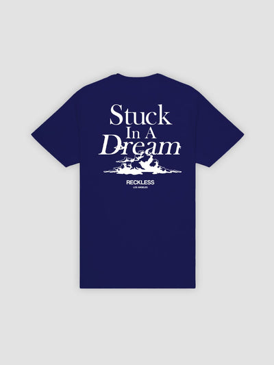 Young and Reckless Mens - Tops - Graphic Tees Stuck In A Dream Tee - Midnight Navy