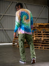 Young and Reckless Mens - Tops - Long Sleeve Framework Long Sleeve - Tie Dye
