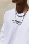 Young and Reckless Mens - Tops - Long Sleeve Head2Head Long Sleeve Tee - White