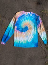 Young and Reckless Mens - Tops - Long Sleeve Keep Your Distance Long Sleeve - Tie Dye
