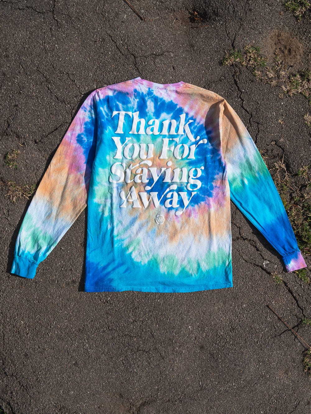 Young and Reckless Mens - Tops - Long Sleeve Keep Your Distance Long Sleeve - Tie Dye