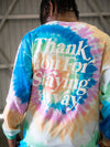 Young and Reckless Mens - Tops - Long Sleeve Keep Your Distance Long Sleeve - Tie Dye
