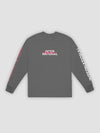 Young and Reckless Mens - Tops - Long Sleeve Overlay Long Sleeve - Charcoal