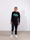 Young and Reckless Mens - Tops - Long Sleeve - Splash Back Long Sleeve - Black