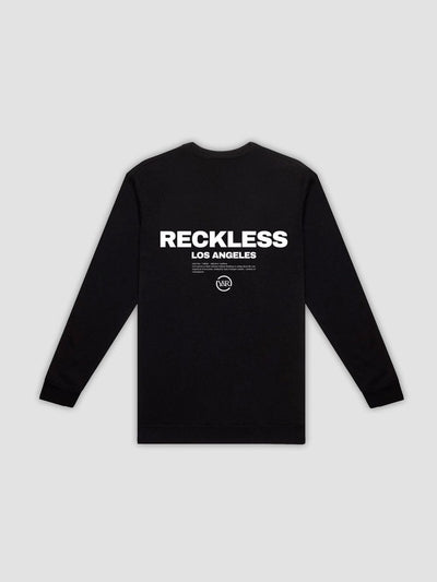 Young and Reckless Mens - Tops - Long Sleeve Standard Issue Long Sleeve - Black