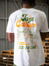 Young and Reckless Mens - WeedHumor Reckless X Weedhumor: Jazz Cabbage Tee - White