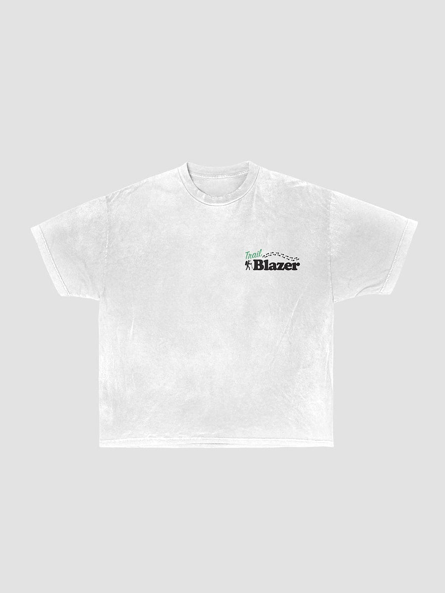 Young and Reckless Mens - WeedHumor Reckless X WeedHumor: Trailblazer Tee - White