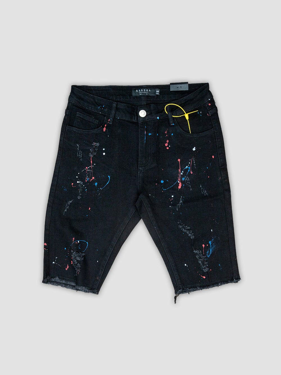 Denver Denim Shorts - Black