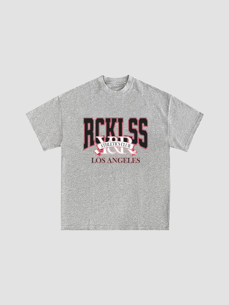 Young & Reckless Banner Tee - Sport Grey