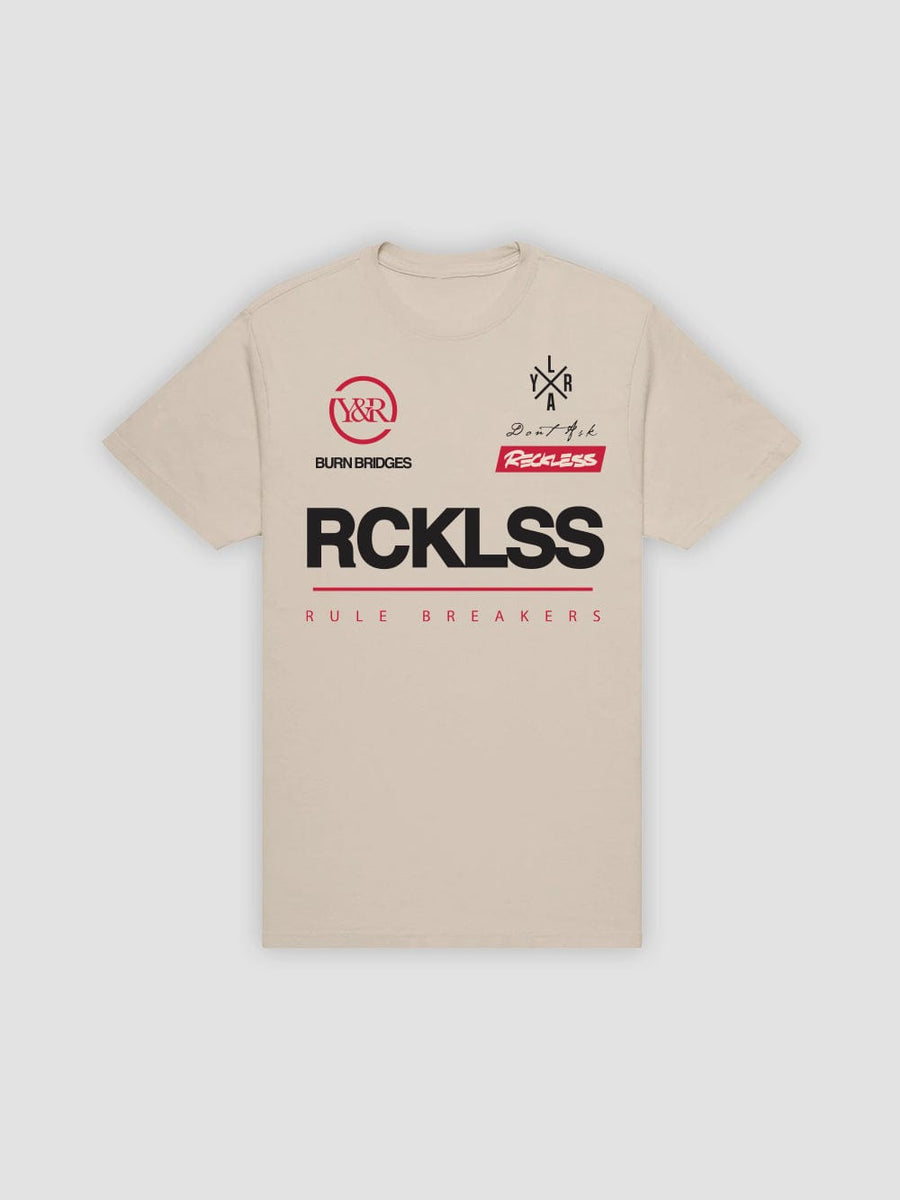Young & Reckless Fast Track Tee - Natural