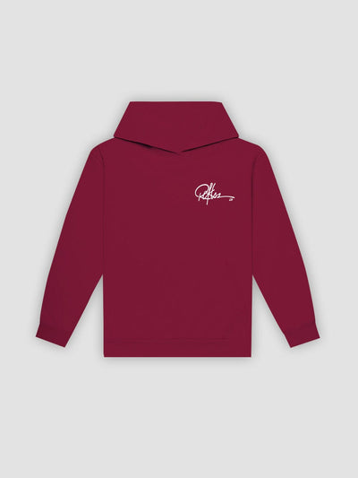Young & Reckless Full Sig Hoodie - Maroon